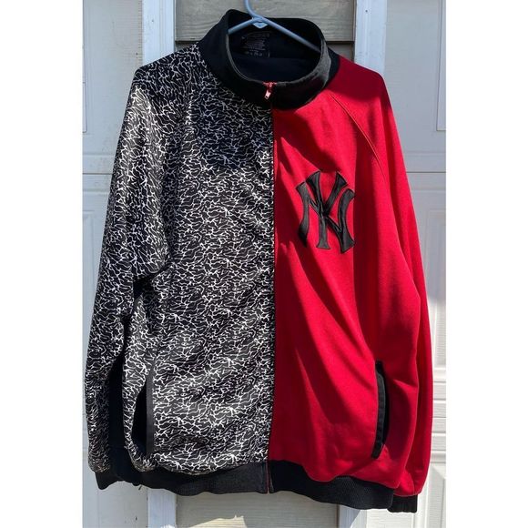 STITCHES Athletic Gear New York NY Yankees Full Zip Jacket MLB XL - Picture 2 of 12